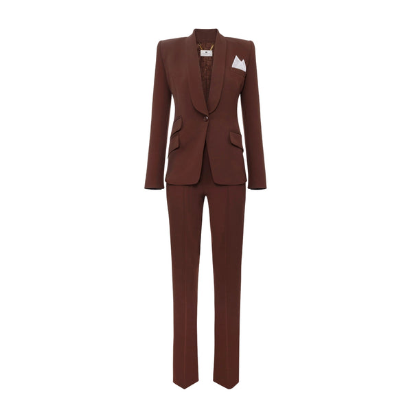 Elisabetta Franchi Tailleur Tailleur Donna un petto svasato 42 - Francavilla Moda